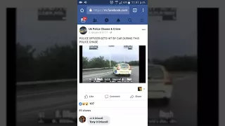 UK Police officer in serious crash but still chases guy lol