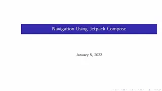 Navigation with Jetpack compose made simple