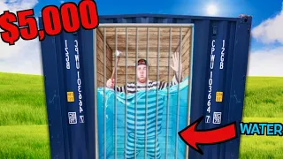 $5,000 Unbreakable BOX PRISON ESCAPE - UNDERWATER UNBREAKABLE BOX PRANK 📦💧