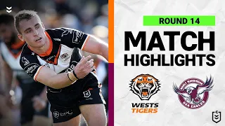 Wests Tigers v Manly Warringah Sea Eagles | Match Highlights | Round 14, 2022 | NRL
