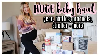 *NEW* HUGE BABY HAUL | STROLLER, CARSEAT, BABY PRODUCTS + MORE | Tara Henderson