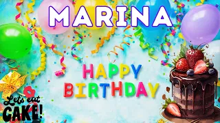 Marina Happy Birthday, Marina Birthday, Birthday Song, Birthday To You, hbd