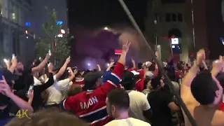 Montréal: Crowd cheer for unlikely Habs vs Jets NHL playoff 4-0 shutout 6-7-2021