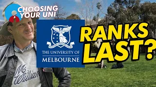 University of Melbourne Ranks...Last?