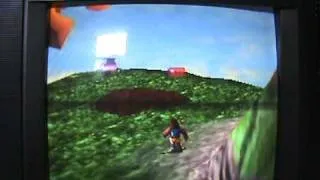 Banjo-Tooie: Shoving George Ice Cube off the cliff