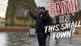 JESUS CHRIST Isn't on the Cross anymore!| street preachers visit Small UK town!| Blyth