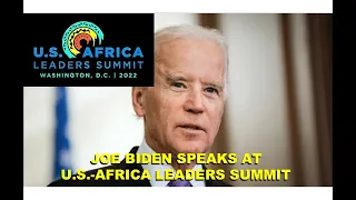 JOE BIDEN PROMISES 55 BILLION DOLLAR DROP IN THE BUCKET TO AFRICA!!... #africa