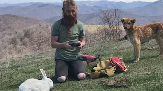 Полет над будущей землянкой