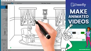 Easy Whiteboard Animation Video Maker Software | Doodly Tutorial 2023