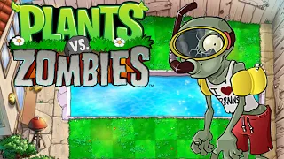 Pool ZOMBIES vs Plants | Plants vs Zombies | Pool level 1 and 2