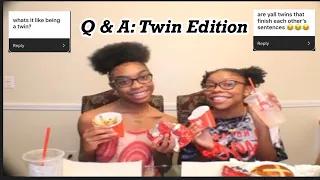 Q&A + WENDYS MUKBANG | TWIN SHENANIGANS