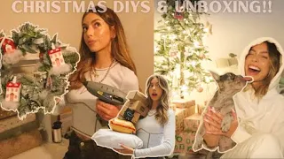 BIG unboxing & X-mas DIYs & many fails lol~vlogmas day 4~