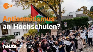 heute journal 24.11.23 Antisemitismus Hochschulen, Geisel-Freilassung, Feuerpause in Gaza (english)