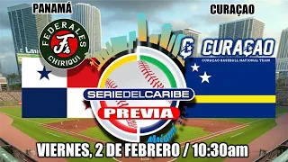 PANAMÁ vs CURAZAO | EN VIVO Serie del Caribe Miami 2024 (PREVIA)