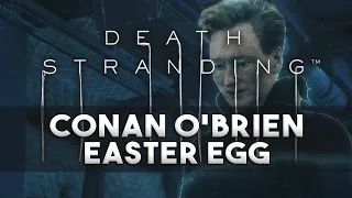Death Stranding - Conan O'Brien Easter Egg Cameo (Otter Hood Easter Egg)