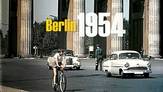 Berlin 1957 - 1960 color -  Berlin Ost & West vor dem Mauerbau - Berlin East & West without wall