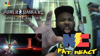 Power Rangers Battle For The Grid Street Fighter Crossover Trailer REACTION!!! -The Fat REACT!