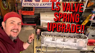 Installing Upgrade Valve Springs In LS Heads