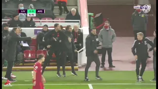 Klopp and Arteta fight