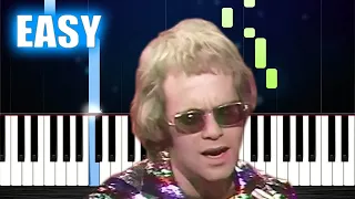 Elton John - Tiny Dancer - EASY Piano Tutorial