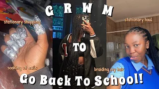 GRWM To Go Back To School 2023🤍! | South African YouTuber