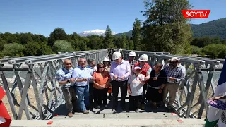 Sector El Tranquilo de Palena cuenta con nuevo puente sobre el río Torrente