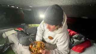 I Got Sick While Winter Truck Camping