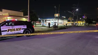 Man walking home from convenience store shot during attempted robbery just north of downtown, SA...