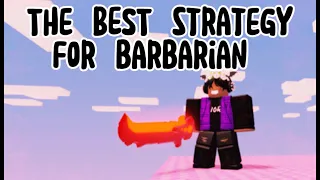 The *BEST* barbarian strategy ever in Roblox bedwars (solos)