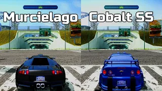 NFS Most Wanted: Lamborghini Murcielago vs Chevrolet Cobalt SS - Drag Race