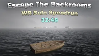 Escape The Backrooms (UPDATE 3) Solo Speedrun (32:48)
