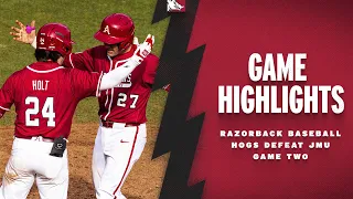 Highlights: Hogs Defeat JMU | RAZORBACK BASEBALL