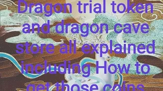 @ClashofKingsMMOgame Dragon trial token and dragon cave store all explained way to get those coins more