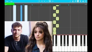 Bazzi - Beautiful feat. Camila PIANO TUTORIAL EASY (Piano Cover)