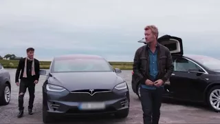 a-ha  - Summer Solstice 2017 - Band Arrival in Tesla Model X