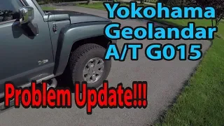 Yokohama Geolandar A/T G015 Problem Update!