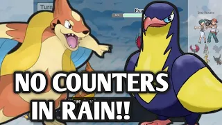 THIS BROKEN RAIN TEAM GETS EASY WINS | POKEMON SCARLET AND VIOLET