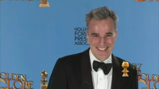 Daniel Day-Lewis - backstage interview - Golden Globes 2013