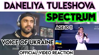 Daneliya Tuleshova 'Spectrum' – First Time Reaction - Voice of Ukraine (Age 10 winner!)