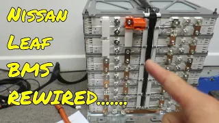 Nissan Leaf BMS rewire, RX8 EV Conversion requires the BMS wiring to be replaced.