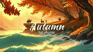 🍁☕️ Dreamy Coffee Shop Autumn [Fall] vibes Lofi Hip Hop playlist for study/sleep/chill/heal🍂