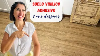 ✅ SUELO VINILICO ADHESIVO❗1 año después❗