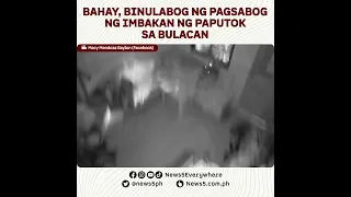 Epekto ng pagsabog ng imbakan ng paputok sa loob ng isang bahay sa Bulacan, sapul sa video