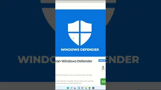 Cara Mematikan Windows Defender Permanent!