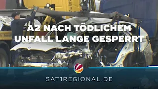 Tödlicher Unfall: A2 stundenlang gesperrt