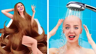 Dünnes Haar VS Dickes Haar- Verrückte Girly Haarprobleme | Lange VS kurze Haare by Lala Lebensfreude