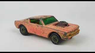 Ford Mustang Wildcat Dragster No.8 .Matchbox Superfast Custom Restoration.