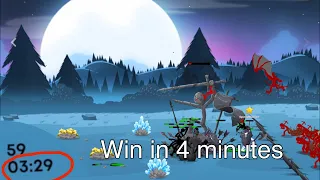 Stick war 3 powerful load out that can make you win in 4 minutes