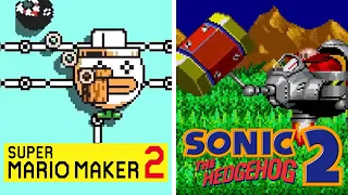 Super Mario Maker 2: Sonic the Hedgehog 2 Boss Rush Comparison