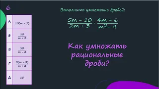 Как умножать рациональные дроби?